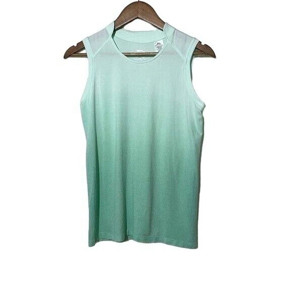 Slazenger Shirt Women's Size XS Mint Green Ombré Golf Active Wear Sleeveless